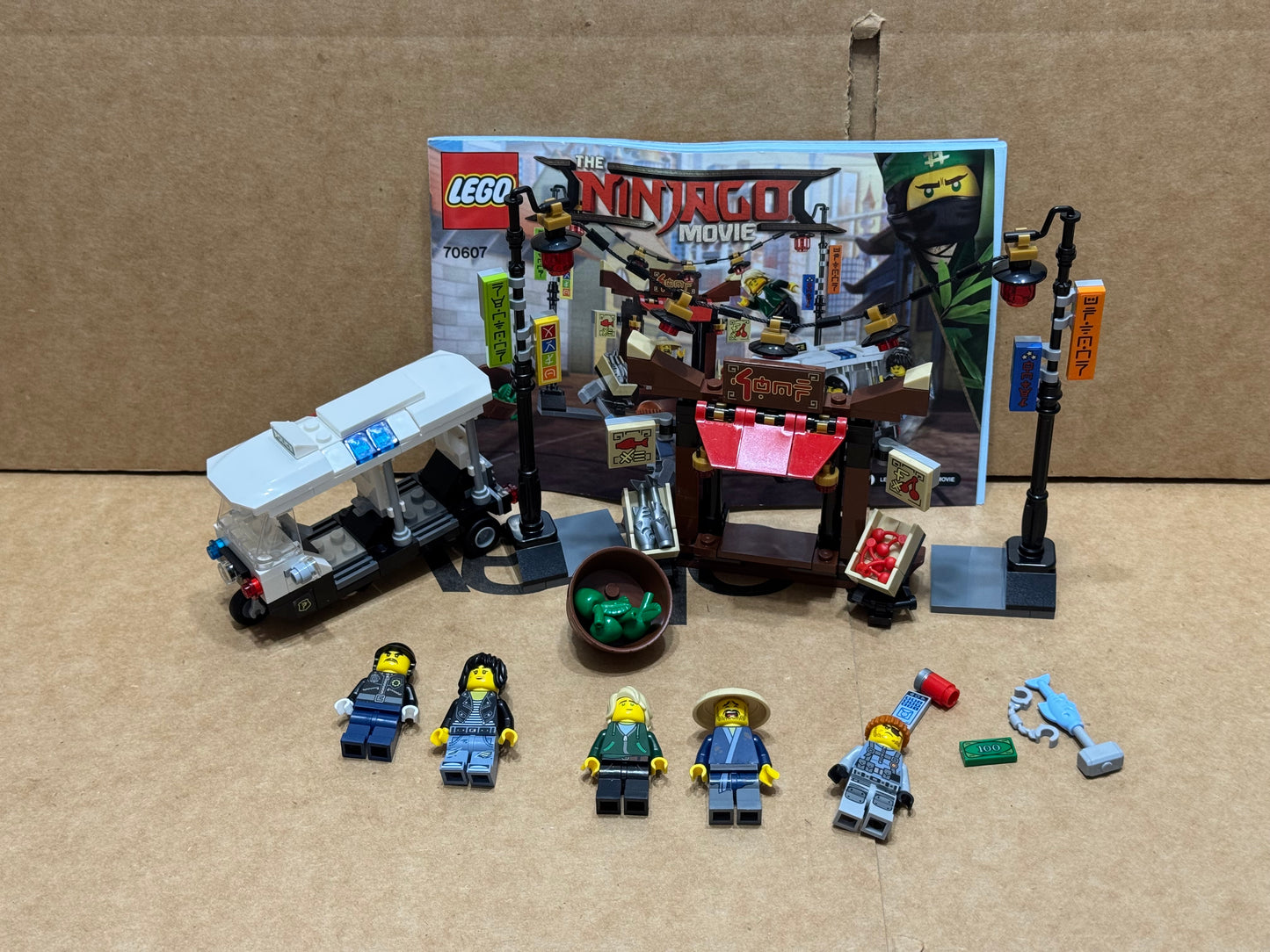 LEGO Sets - Ninjago Movie 70607 Ninjago City Chase - USED COMPLETE