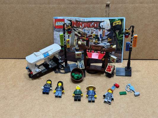 LEGO Sets - Ninjago Movie 70607 Ninjago City Chase - USED COMPLETE