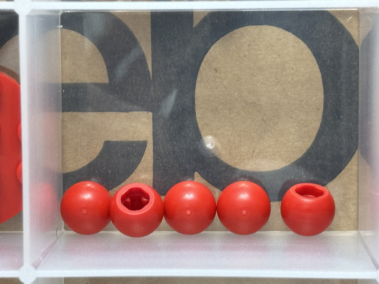 LEGO Parts - Red Technic Ball Joint - No 32474 - QTY 5
