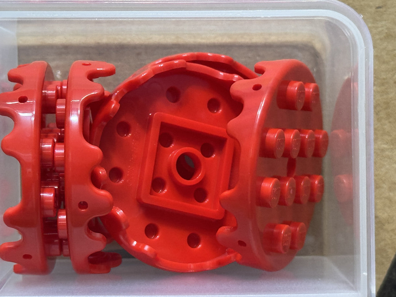 LEGO Parts - Red Frosting for 4 x 4 Cake - No 65702 - QTY 5