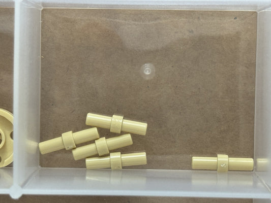 LEGO Parts - Tan Bar 2L with Stop Ring - No 78258 - QTY 5