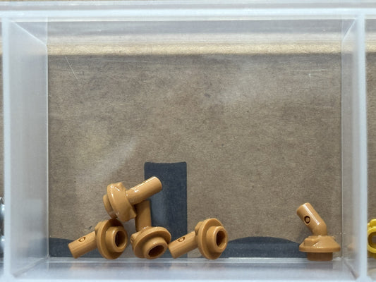 LEGO Parts - Medium Nougat Bar 1L with Angled Hollow Stud - No 65578 - QTY 5