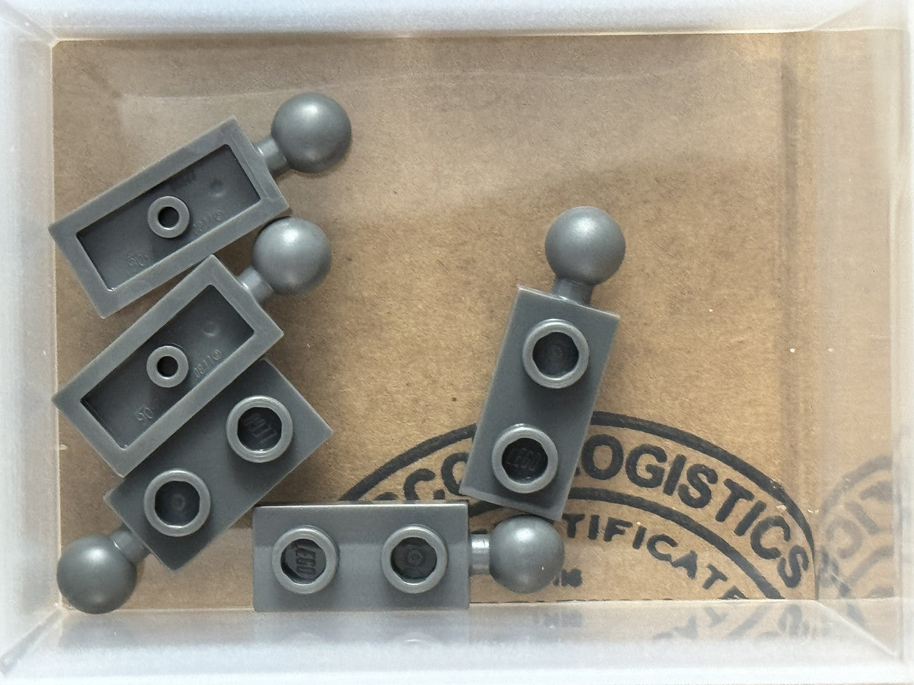 LEGO Parts - Dark Bluish Gray Plate 1 x 2 Tow Ball on End - No 22890 - QTY 5