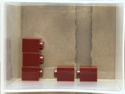 LEGO Parts - Dark Red Brick 1 x 1 - No 3005 - QTY 5