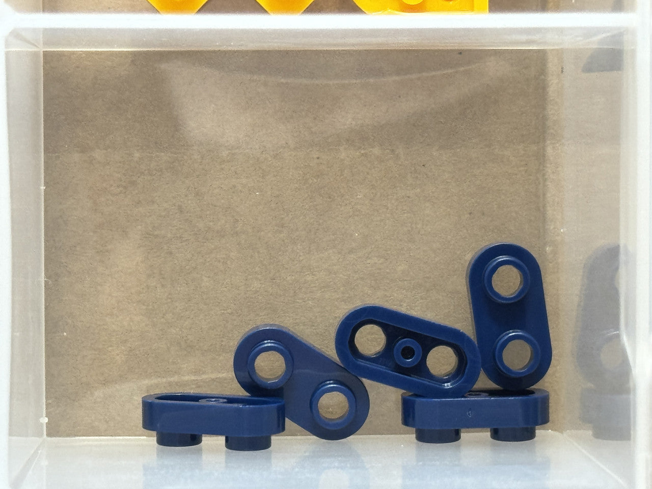 LEGO Parts - Dark Blue Plate, Round 1 x 2 with Open Studs - No 35480 - QTY 5