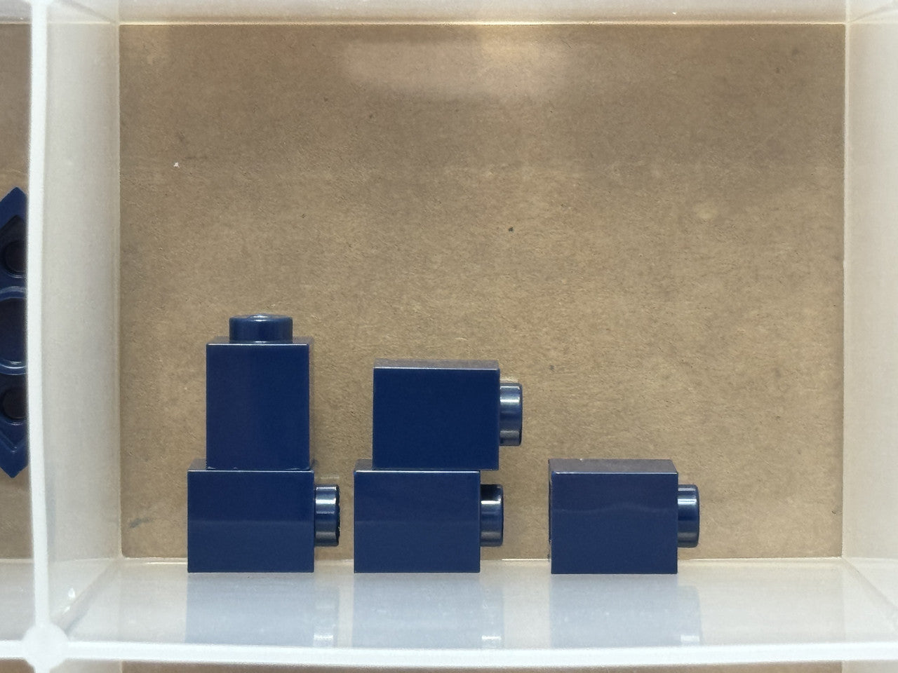 LEGO Parts - Dark Blue Brick 1 x 1 - No 3005 - QTY 5