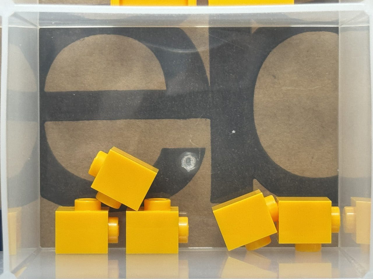 LEGO Parts - Bright Light Orange Brick 1 x 1 Stud on Side - No 87087 - QTY 5