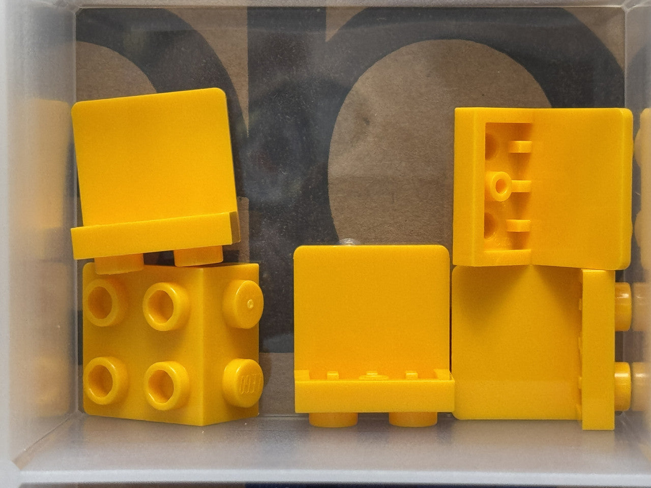 LEGO Parts - Bright Light Orange Bracket 1 x 2 - 2 x 2 - No 44728 - QTY 5