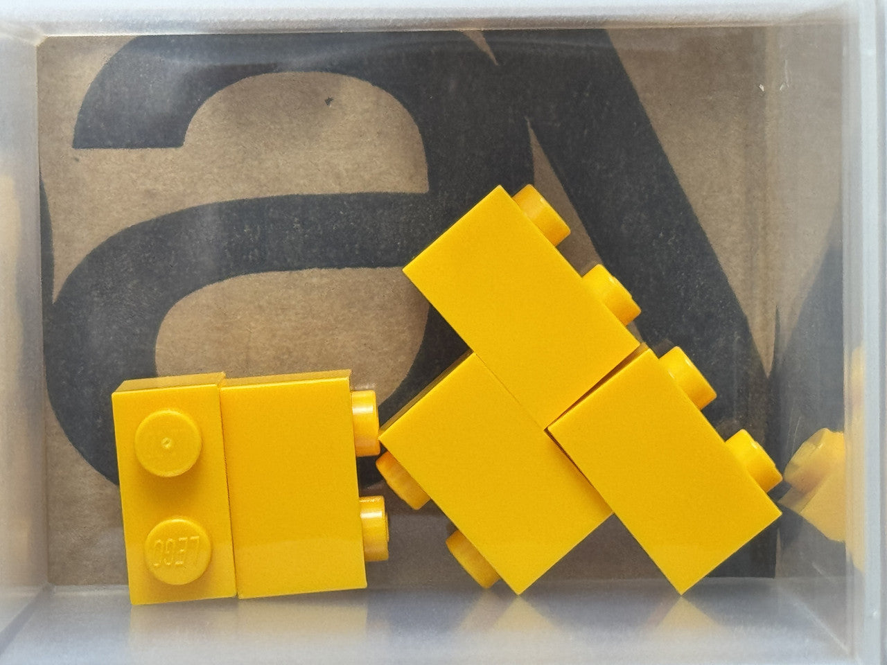 LEGO Parts - Bright Light Orange Brick 1 x 2 - No 3004 - QTY 5