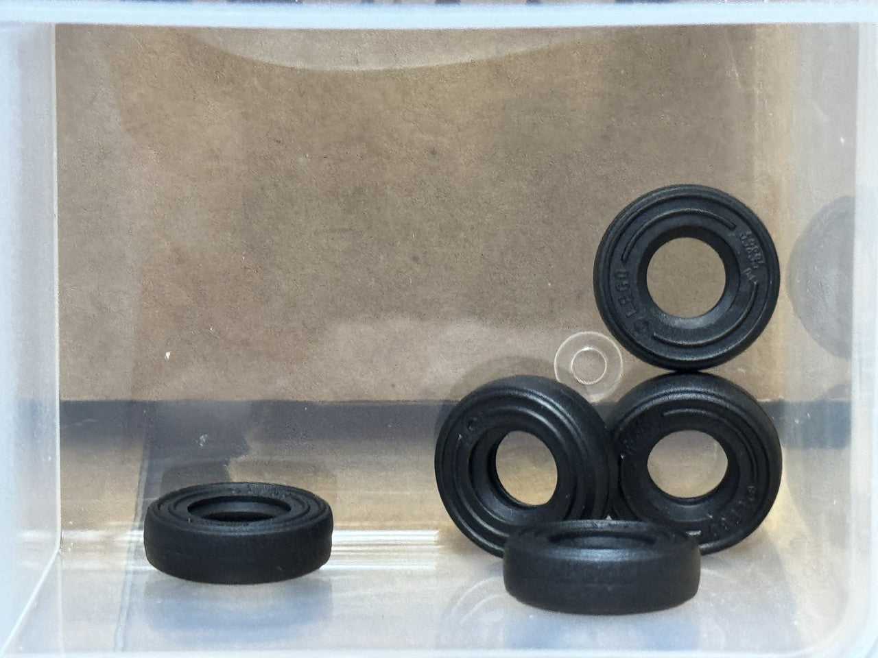 LEGO Parts - Black Tire 14mm D. x 4mm Smooth Small - No 59895 - QTY 5