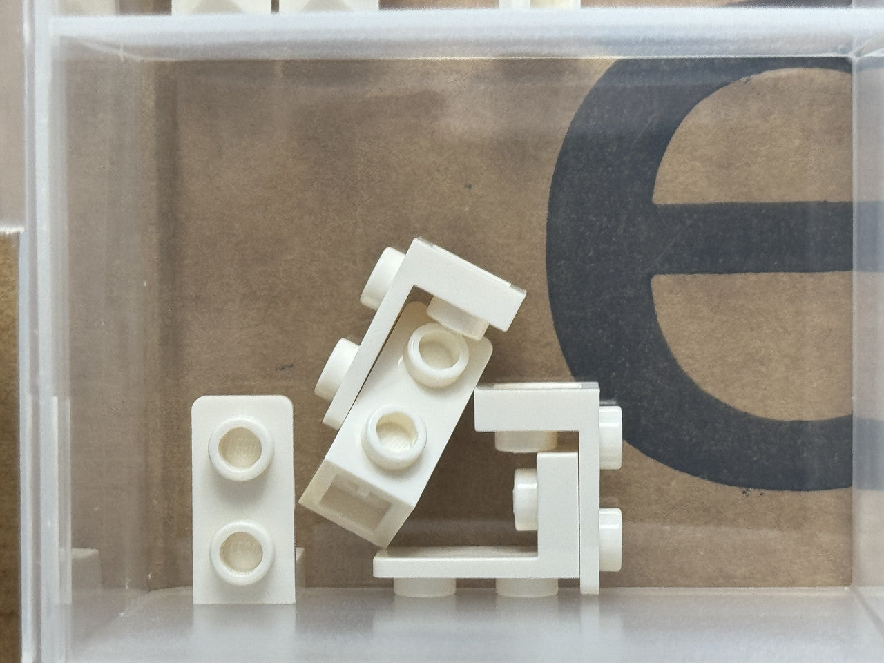 LEGO Parts - White Bracket 1 x 1 - 1 x 2 Inverted - No 73825 - QTY 5
