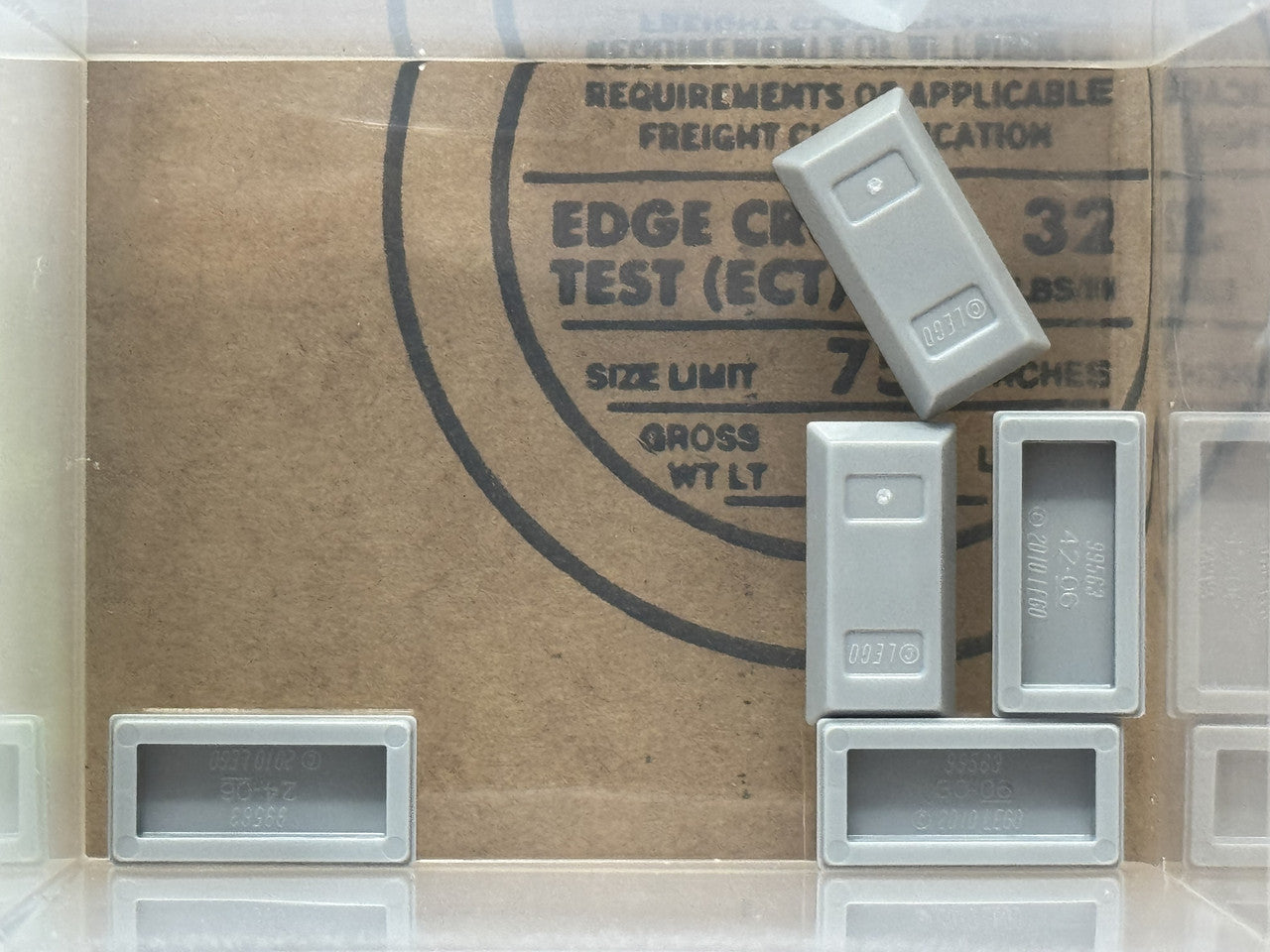 LEGO Parts - Light Bluish Gray Minifigure Utensil Ingot 1 x 2 - No 99563 - QTY 5