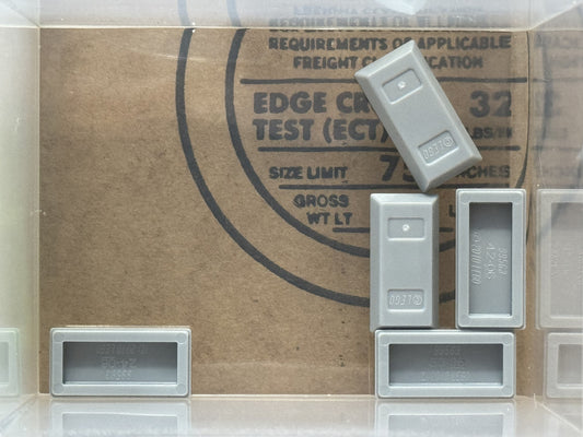 LEGO Parts - Light Bluish Gray Minifigure Utensil Ingot 1 x 2 - No 99563 - QTY 5