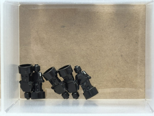 LEGO Parts - Black Minifigure, Utensil Statuette / Trophy - No 90398 - QTY 5