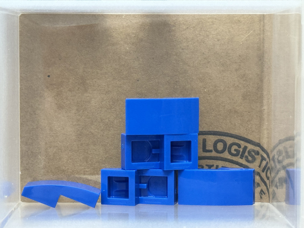 LEGO Parts - Blue Slope, Curved 2 x 1 x 2/3 - No 11477 - QTY 5