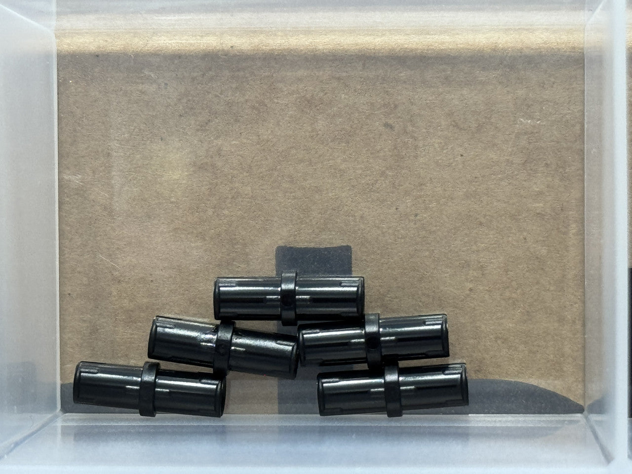 LEGO Parts - Black Technic, Pin with Short Friction Ridges - No 2780 - QTY 5