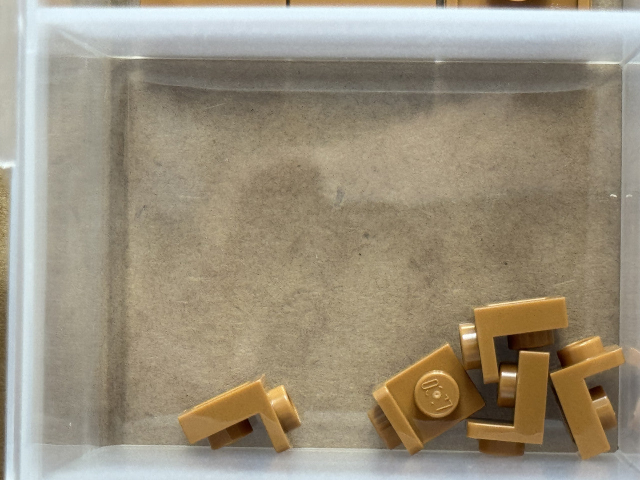 LEGO Parts - Medium Nougat Bracket 1 x 1 - 1 x 1 Inverted - No 36840 - QTY 5