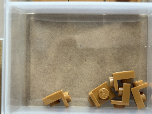 LEGO Parts - Medium Nougat Bracket 1 x 1 - 1 x 1 Inverted - No 36840 - QTY 5