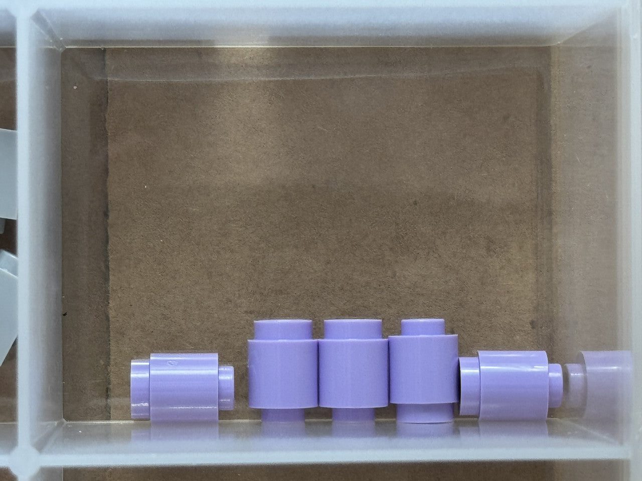 LEGO Parts - Lavender Brick, Round 1 x 1 - No 3062 - QTY 5