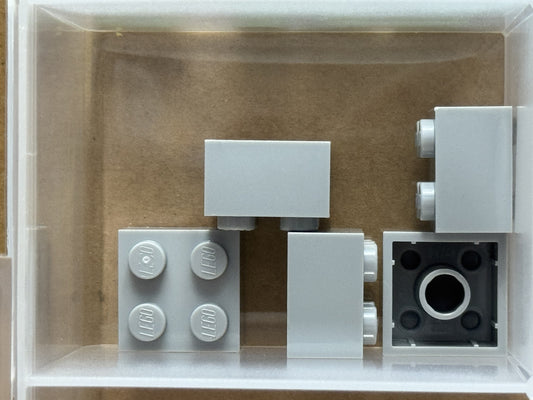 LEGO Parts - Light Bluish Gray Brick 2 x 2 - No 3003 - QTY 5