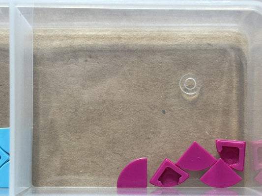 LEGO Parts - Magenta Tile, Round 1 x 1 Quarter - No 25269 - QTY 5