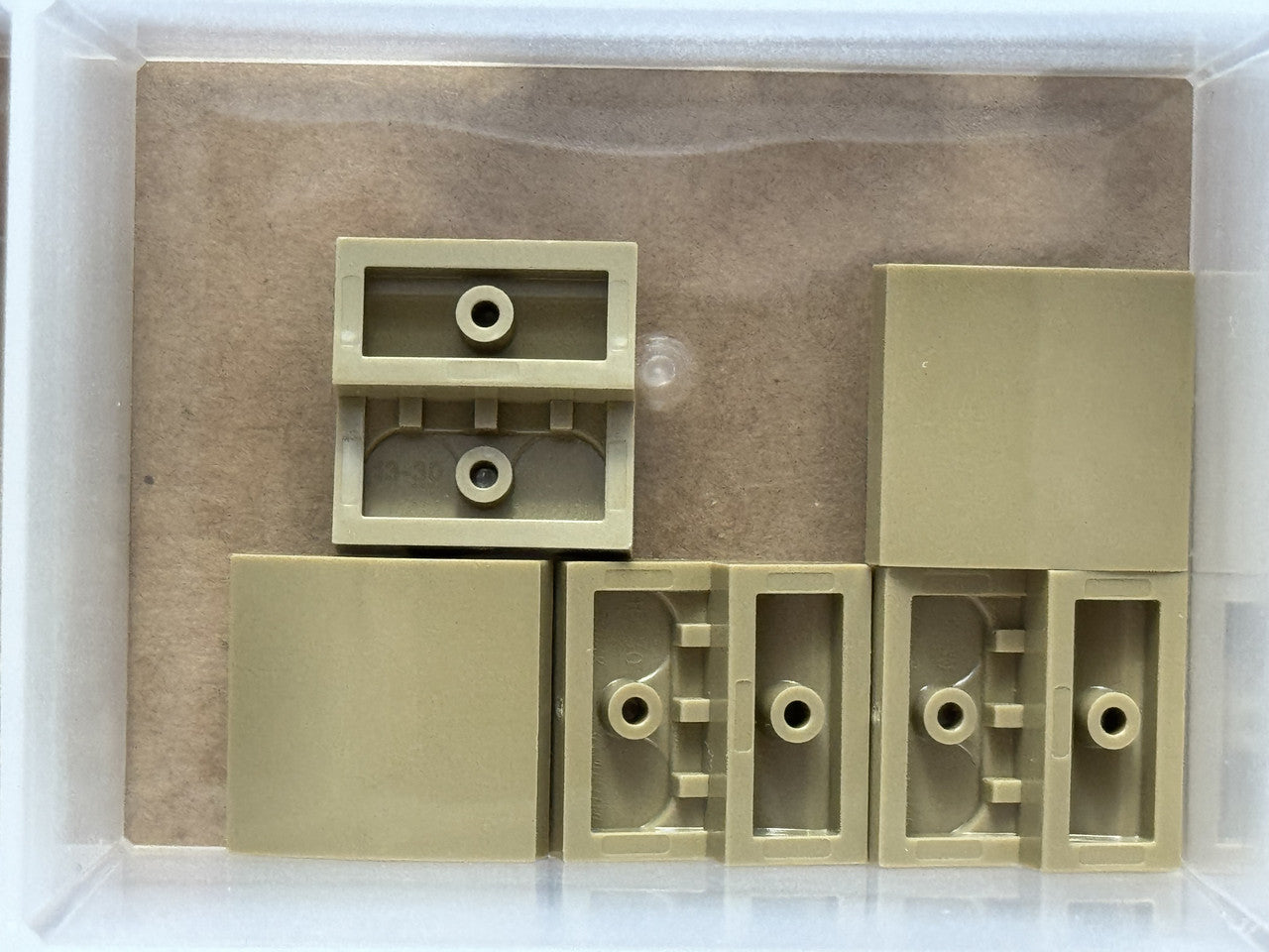 LEGO Parts - Dark Tan Slope, Curved 2 x 2 x 2/3 - No 15068 - QTY 5