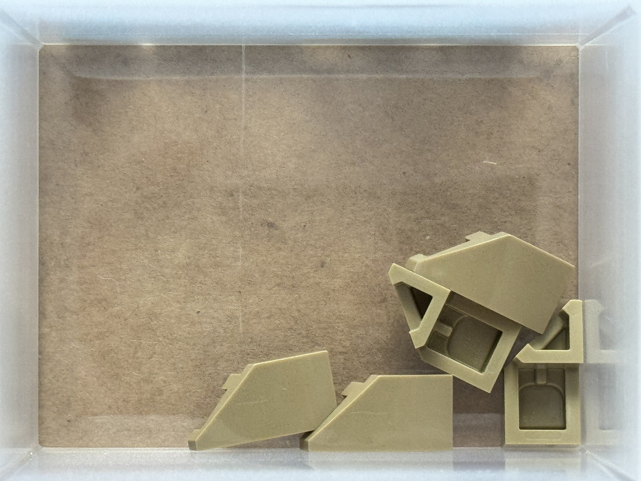 LEGO Parts - Dark Tan Wedge 2 x 1 x 2/3 Right - No 29119 - QTY 5