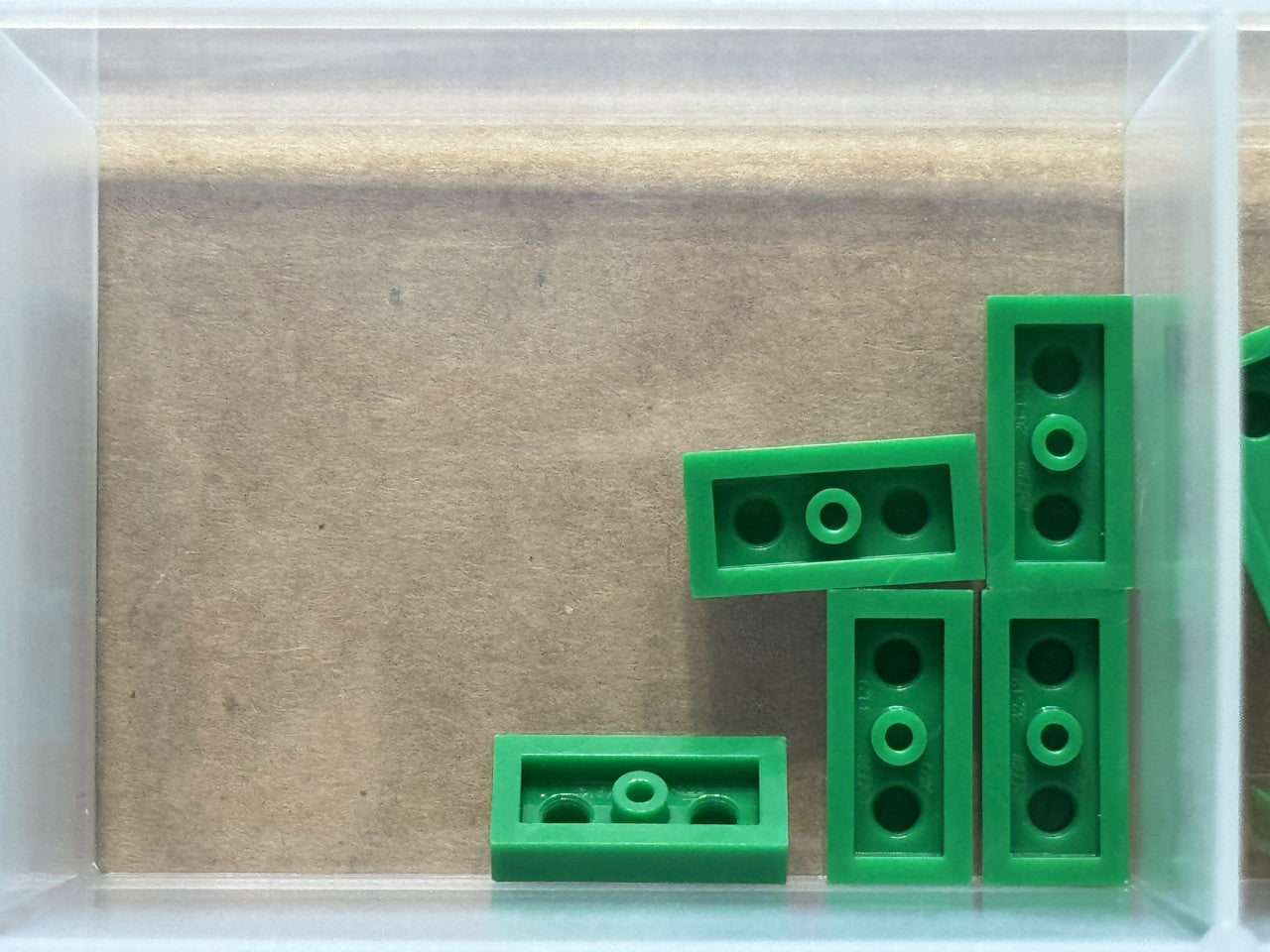 LEGO Parts - Green Plate 1 x 2 - No 3023 - QTY 5