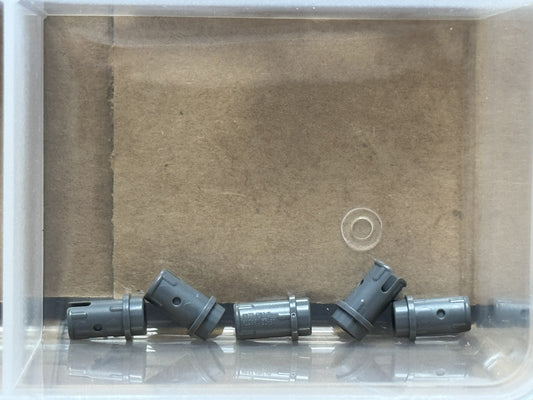 LEGO Parts - Dark Bluish Gray Technic, Pin 1/2 - No 89678 - QTY 5