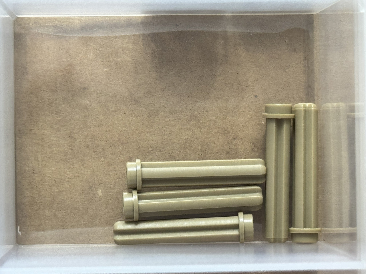 LEGO Parts - Dark Tan Technic, Axle 3L with Stud - No 6587 - QTY 5