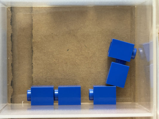 LEGO Parts - Blue Brick 1 x 1 - No 3005 - QTY 5
