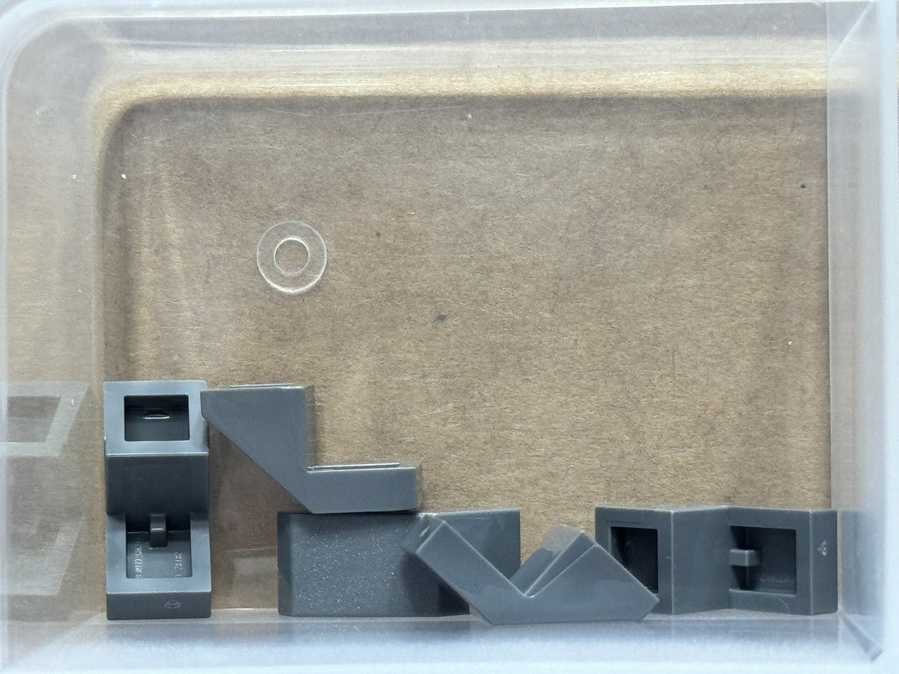LEGO Parts - Dark Bluish Gray Slope 45 2 x 1 Cutout wo Stud - No 28192 - QTY 5