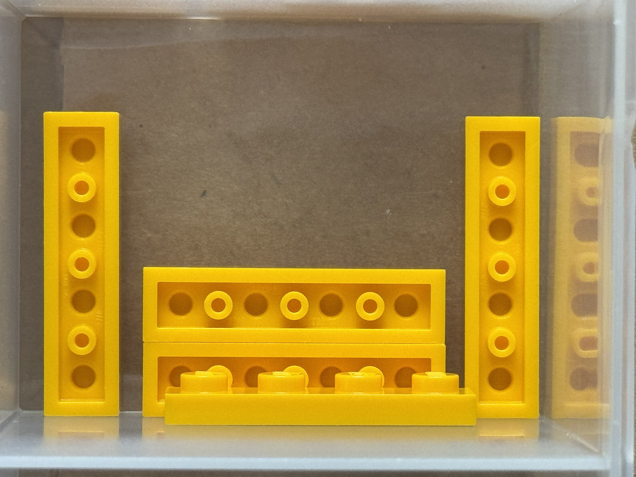 LEGO Parts - Bright Light Orange Plate 1 x 4 - No 3710 - QTY 5