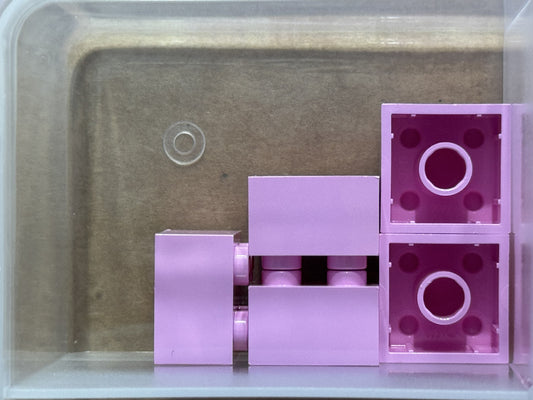 LEGO Parts - Bright Pink Brick 2 x 2 - No 3003 - QTY 5