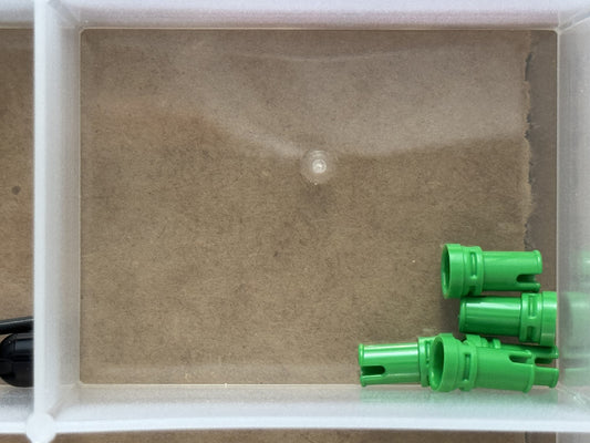 LEGO Parts - Bright Green Technic, Pin 1/2 with Stud Holder - No 65826 - QTY 5