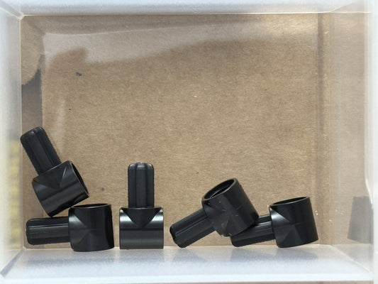 LEGO Parts - Black Technic, Axle and Pin Hub 1L Axle - No 22961 - QTY 5