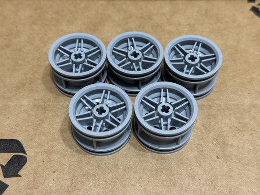 LEGO Parts - Light Bluish Gray Wheel 30.4mm D. x 20mm - No 56145 - QTY 5