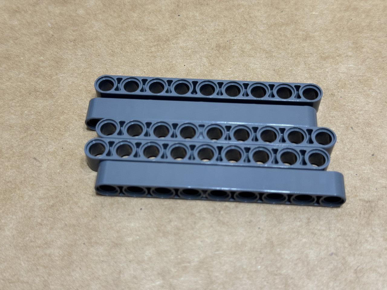 LEGO Parts - Dark Bluish Gray Technic, Liftarm Thick 1 x 9 - No 40490 - QTY 5