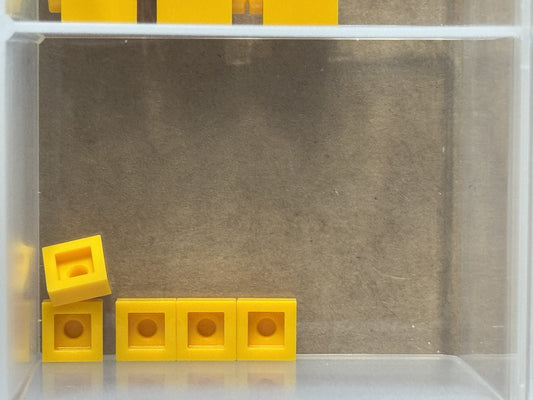 LEGO Parts - Bright Light Orange Plate 1 x 1 - No 3024 - QTY 5