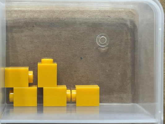 LEGO Parts - Bright Light Orange Brick 1 x 1 - No 3005 - QTY 5