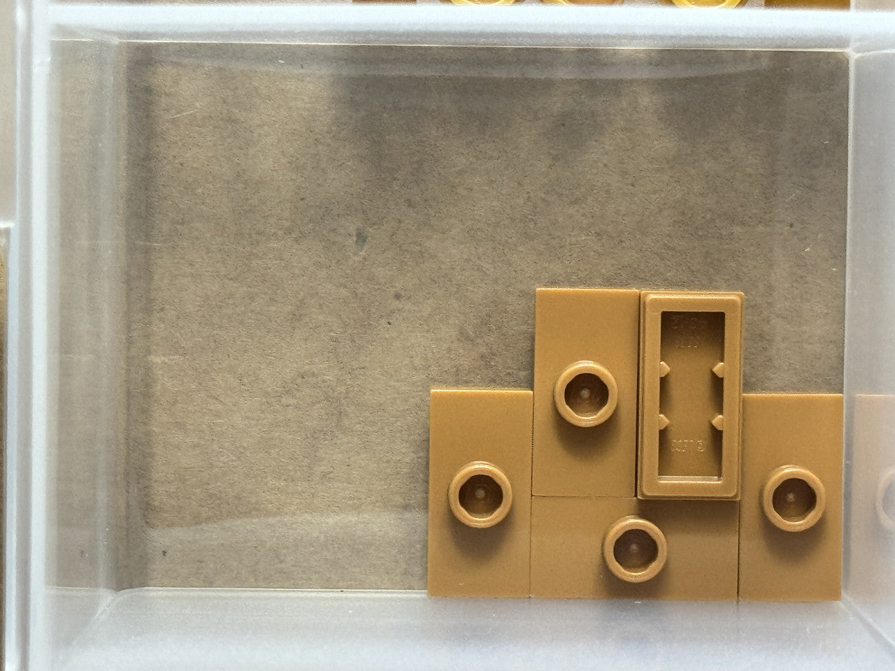 LEGO Parts - Medium Nougat Plate 1 x 2 with 1 Stud (Jumper) - No 15573 - QTY 5