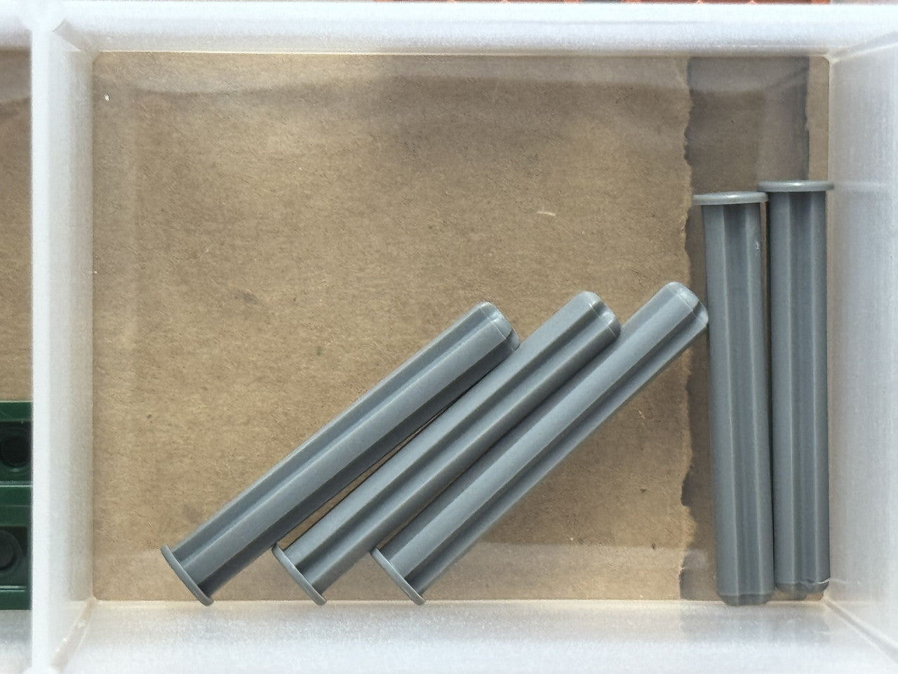 LEGO Parts - Dark Bluish Gray Technic, Axle 4L with Stop - No 87083 - QTY 5