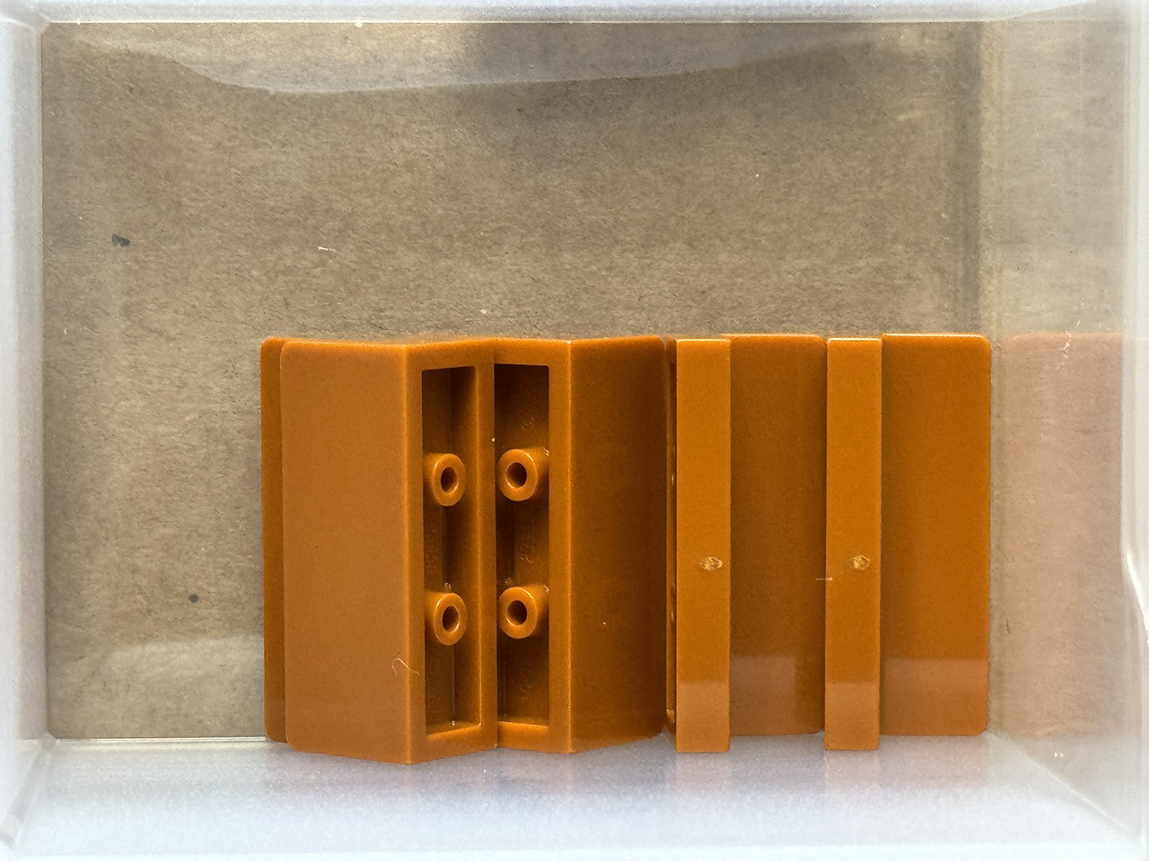 LEGO Parts - Dark Orange Panel 1 x 3 x 1 - No 23950 - QTY 5