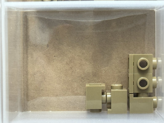 LEGO Parts - Dark Tan Brick, Modified 1 x 1 with Headlight - No 4070 - QTY 5