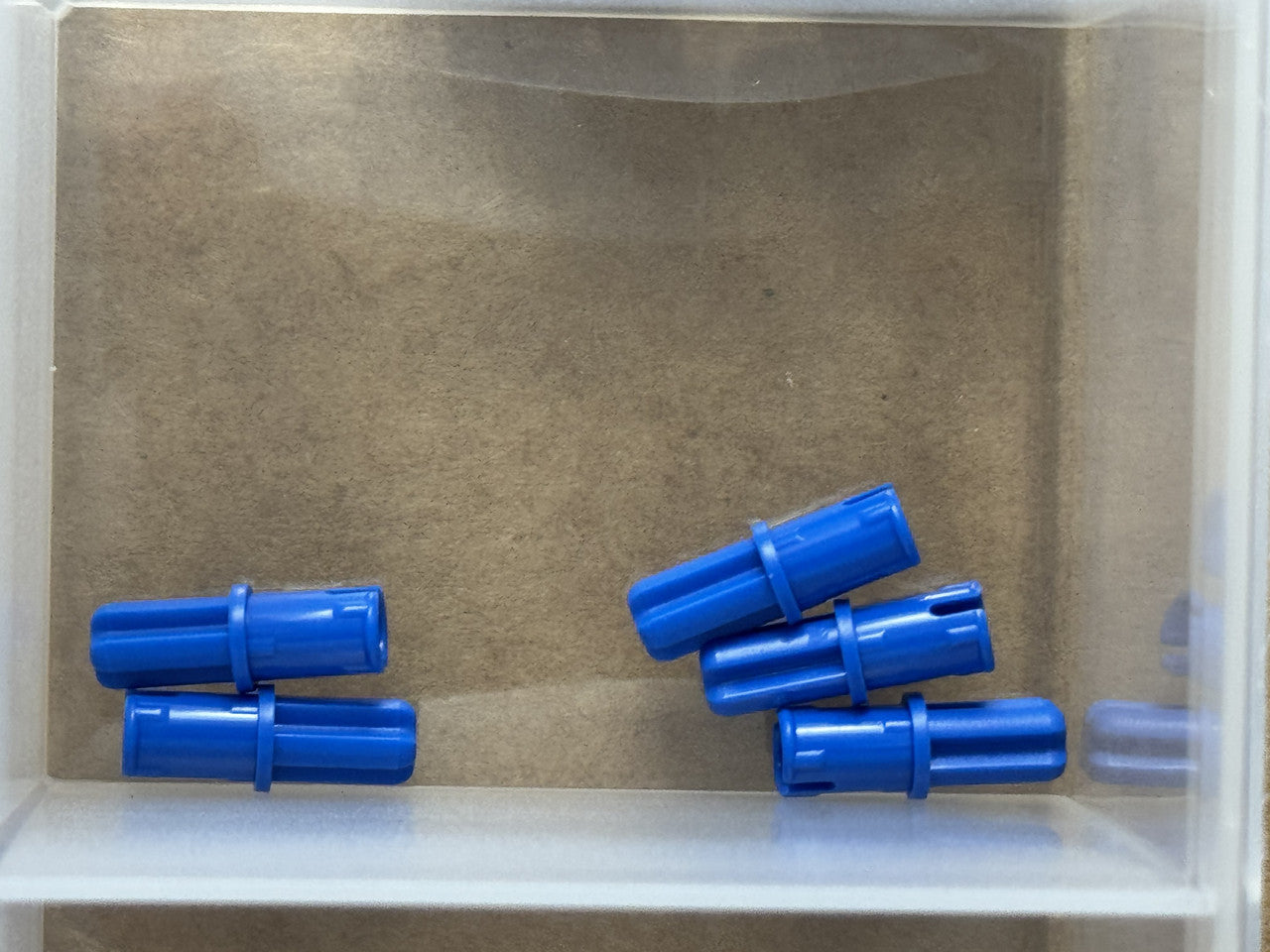 LEGO Parts - Blue Technic, Axle 1L with Pin - No 43093 - QTY 5