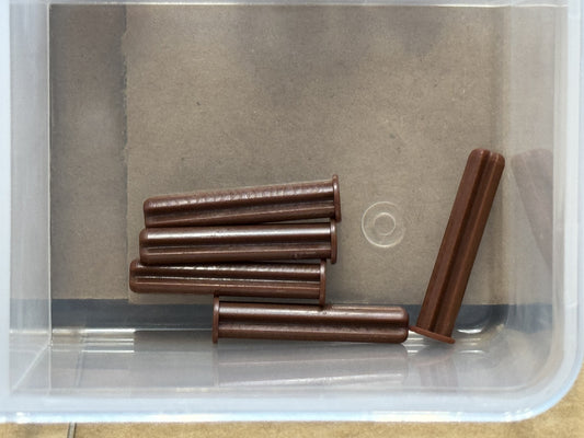 LEGO Parts - Reddish Brown Technic, Axle 3L with Stop - No 24316 - QTY 5