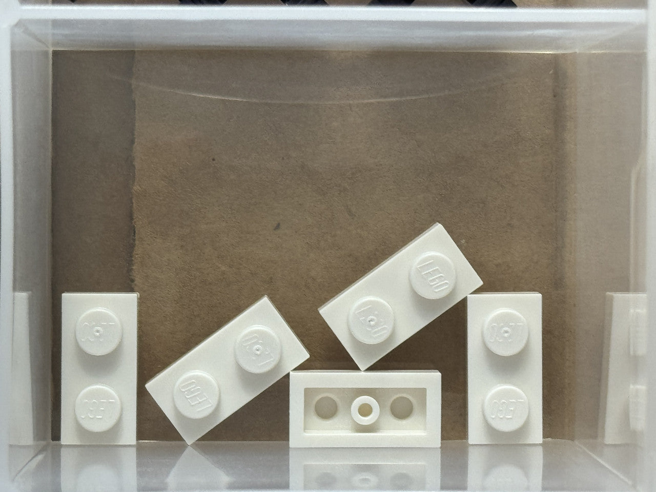 LEGO Parts - White Plate 1 x 2 - No 3023 - QTY 5