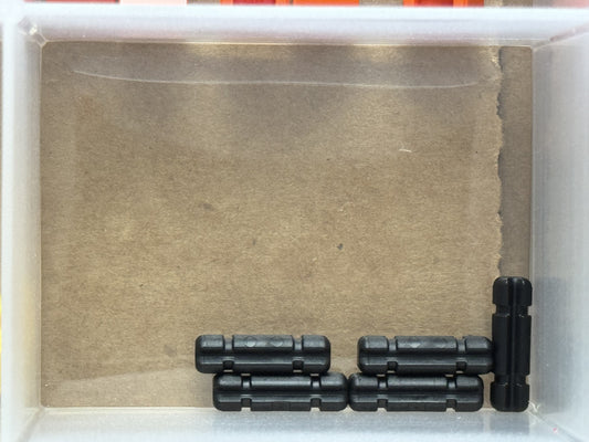 LEGO Parts - Black Technic, Axle 2L Notched - No 32062 - QTY 5