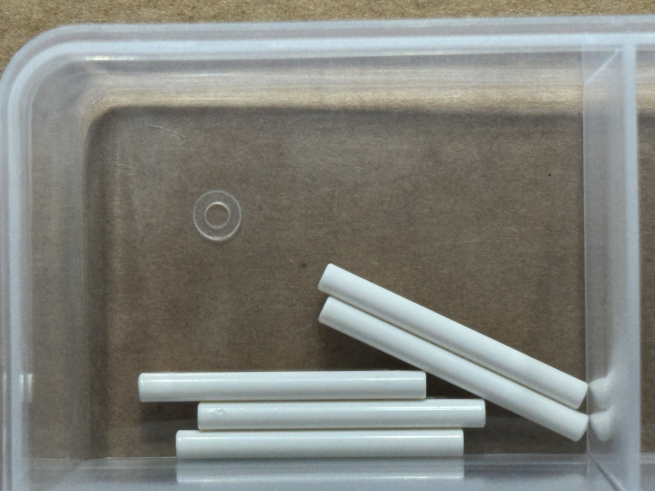 LEGO Parts - White Bar 4L (Lightsaber Blade / Wand) - No 30374 - QTY 5