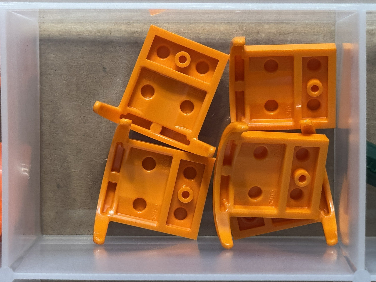 LEGO Parts - Orange Vehicle, Mudguard 3 x 3 x 1 Arch Round - No 49097 - QTY 5